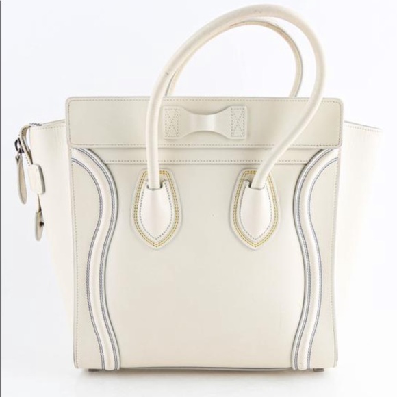 CELINE Multicolor Double Stitching Micro Luggage - Picture 3 of 4